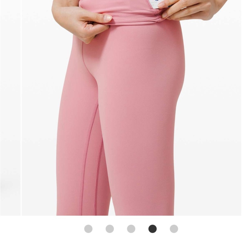 Lululemon 21” Align Cross Over Waist Cropped Leggings - Picture 9 of 11